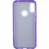 Чехол Silicone 3in1 Блёстки для Xiaomi REDMI Note 6 Pro Violet Чехол Silicone 3in1 Блёстки для Xiaomi REDMI Note 6 Pro Violet