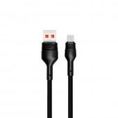 Кабель XO NB55 Braided MicroUSB 5A/1m Black