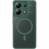 Чeхол TPU+PC Lyon Frosted series with Magsafe Xiaomi Redmi Note 13 4G Green