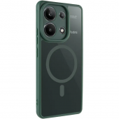 Чeхол TPU+PC Lyon Frosted series with Magsafe Xiaomi Redmi Note 13 4G Green