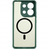 Чeхол TPU+PC Lyon Frosted series with Magsafe Xiaomi Redmi Note 13 4G Green