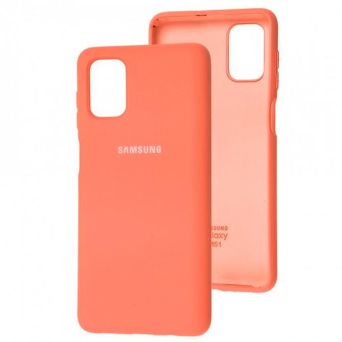 Оригинальный чехол Original Soft Case Samsung M515 Galaxy M51 Персиковый FULL