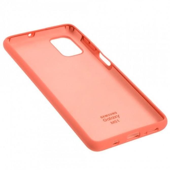 Оригинальный чехол Original Soft Case Samsung M515 Galaxy M51 Персиковый FULL-1