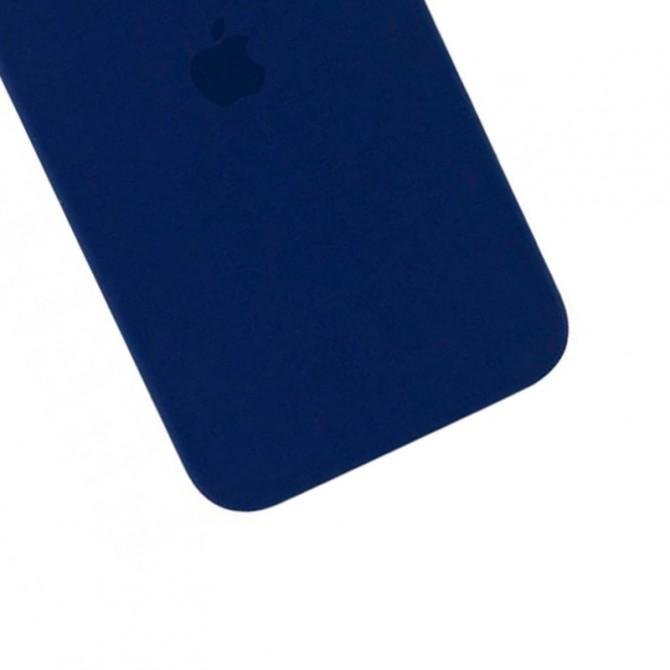 Оригінальний силіконовий чохол для iPhone 11 Темно Синій FULL (SQUARE SHAPE)-2