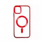 Чехол Pjur with Magsafe for iPhone 15 Pro Red