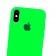 Оригинальный силиконовый чехол для iPhone X/Xs Неоново Зеленый
