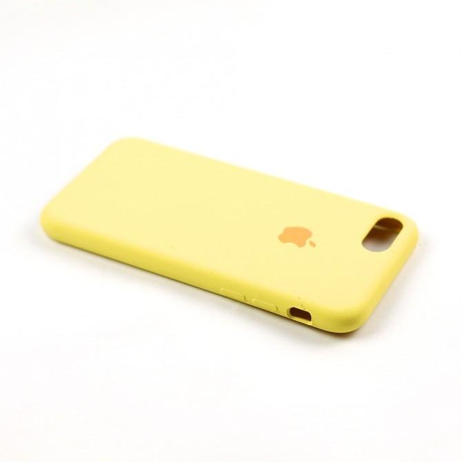 Чехол силиконовый для iPhone 7/8 Светло желтый-2