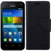 Чехол книжка Goospery для Huawei Y3c Чёрный