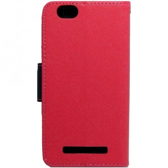 Чохол книжка Goospery для Lenovo A2020 (Vibe C) Рожевий-4
