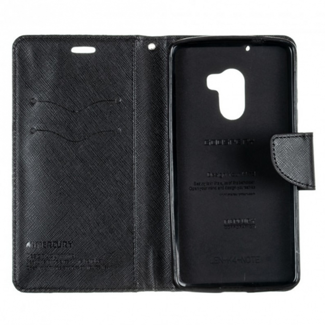 Чохол книжка Goospery для Lenovo A7010 Чорний-3