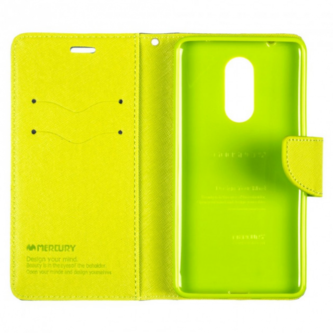 Чехол книжка Goospery для Lenovo Vibe K6 Note Blue-3