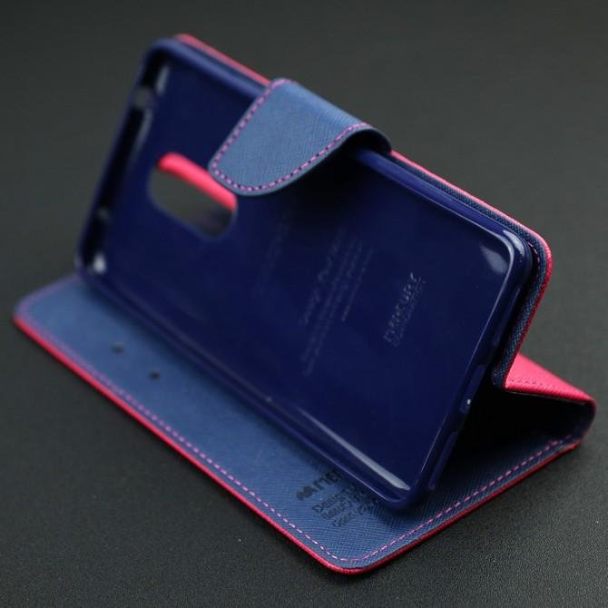 Чохол книжка Goospery для Lenovo Vibe K6 Note Рожевий-5