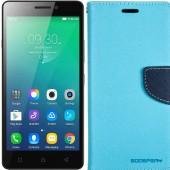 Чохол книжка Goospery для Lenovo Vibe P1 Синій