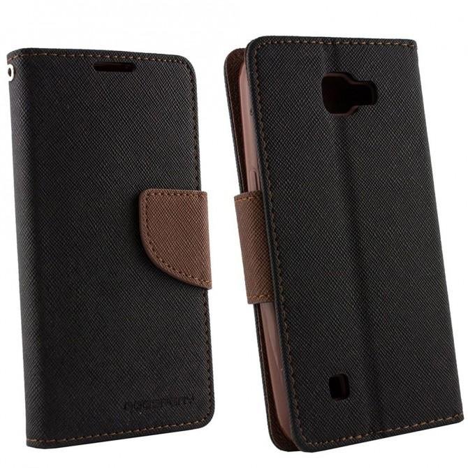 Чохол книжка Goospery для LG K4/K130E Чорний