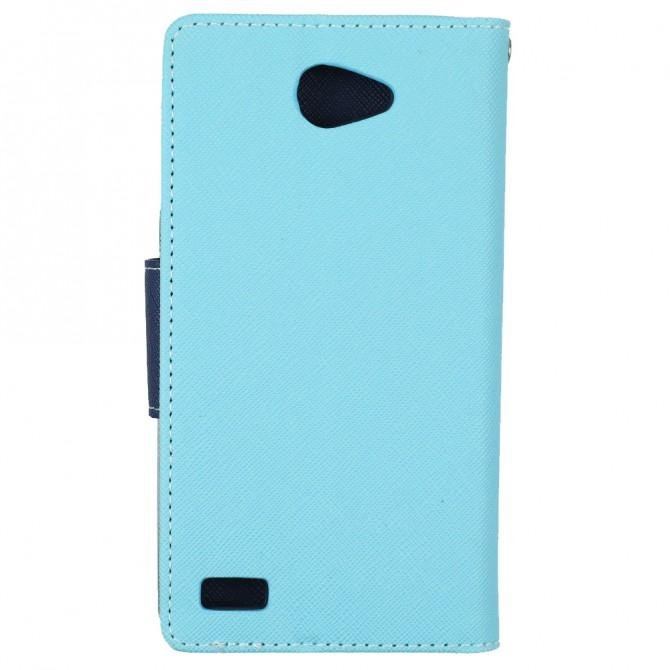 Чехол книжка Goospery для LG Max/X155 Blue-2
