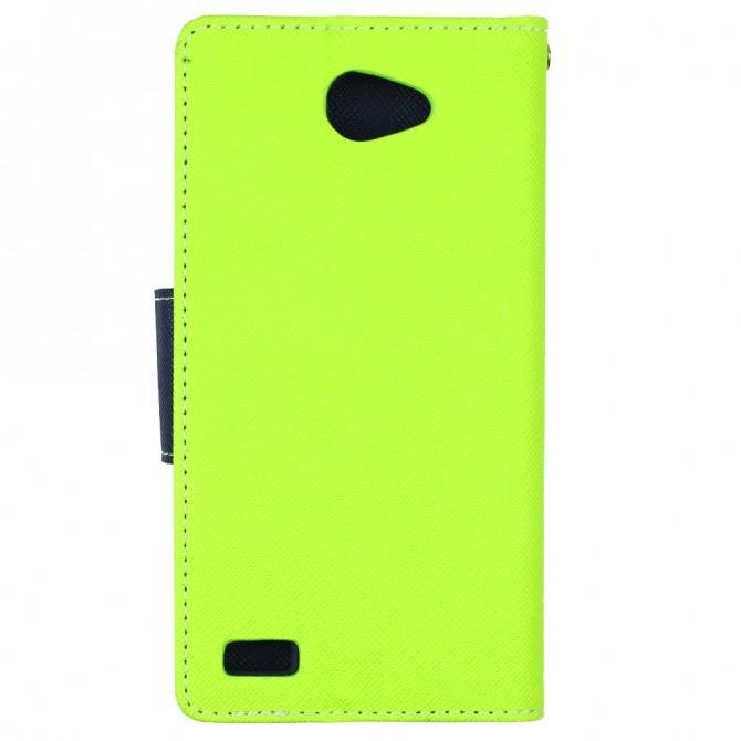Чохол книжка Goospery для LG Max/X155 Зелений-2