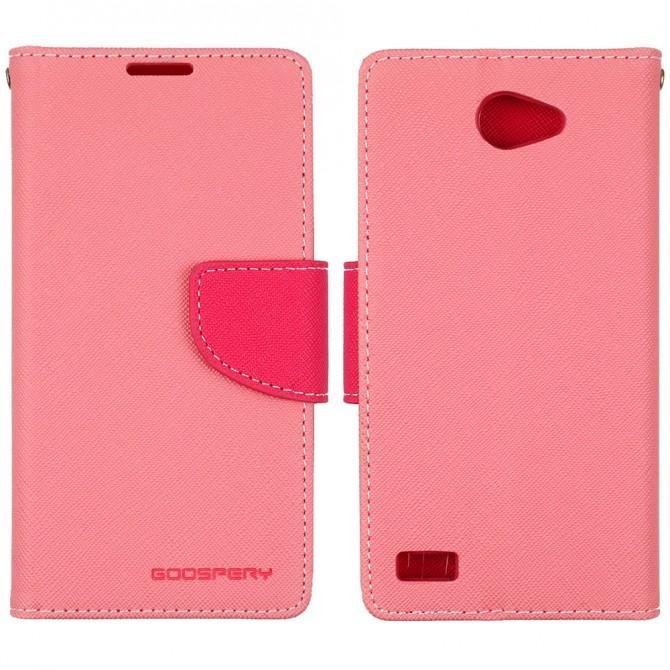 Чохол книжка Goospery для LG Max/X155 Рожевий