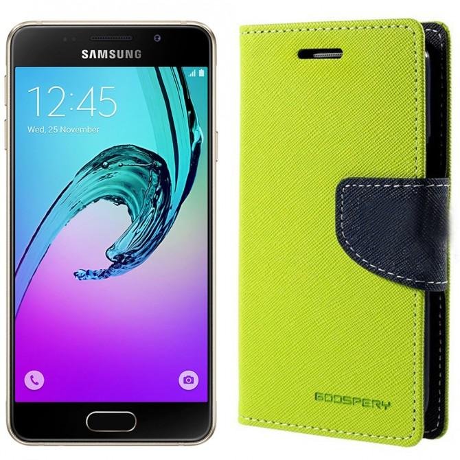 Чохол книжка Goospery для Samsung A310 (A3-2016) Зелений