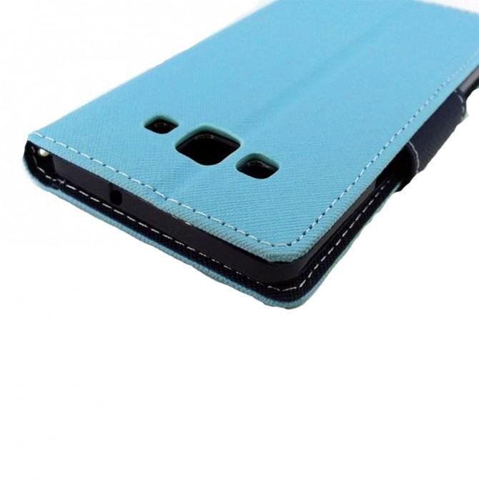 Чохол книжка Goospery для Samsung J110 (J1 Ace) Синій-3