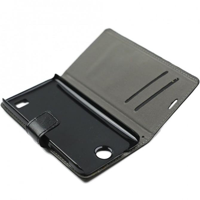 Чехол книжка для Lenovo S656 Чёрный-3