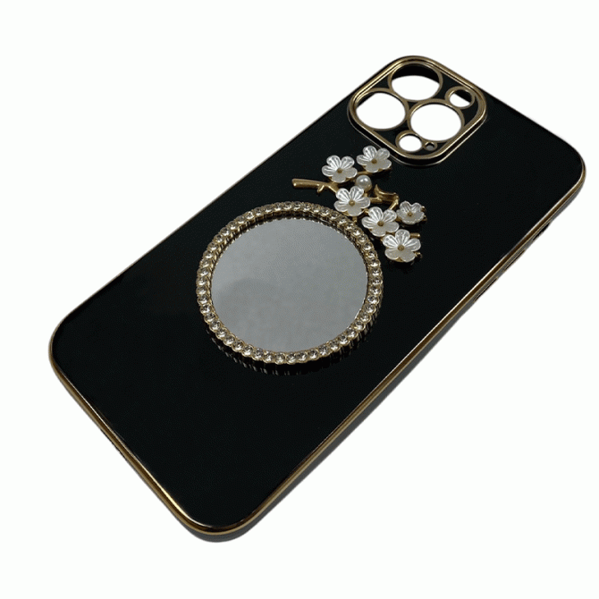 Чехол Mirror series for iPhone 15 Pro Max Black-2