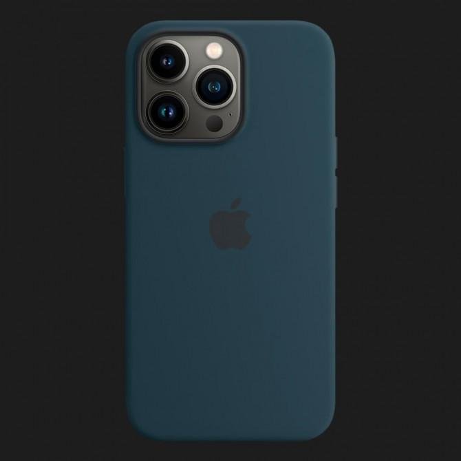 Чехол Apple Silicone для iPhone 13 Pro Max with MagSafe Abyss Blue