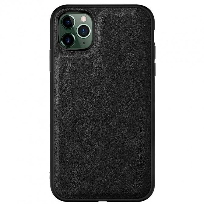 Чехол X-Level Leather series iPhone 11 Black-3