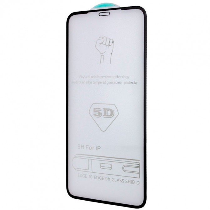 Защитное стекло для APPLE iPhone 13 mini (5.4) (0.3 мм, 5D черное)-1