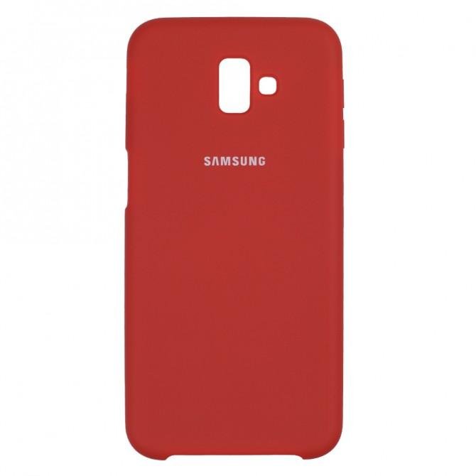 Чехол Soft Case для Samsung J6 Plus 2018 (J610) Красный-1