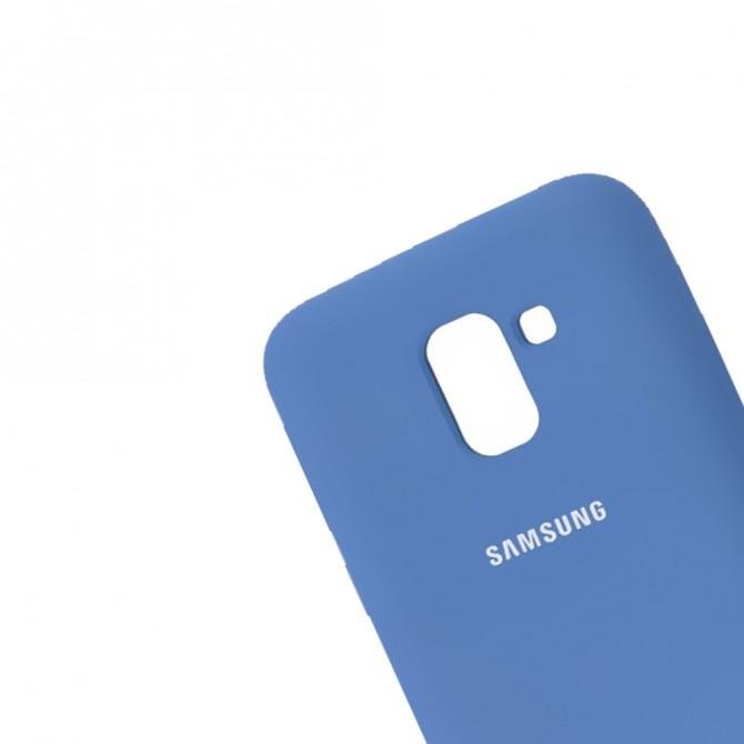 Чохол Soft Case Samsung J6 Plus 2018 (J610) Світло блакитний FULL-3