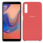 Чохол Soft Case для Samsung A750 Galaxy A7 2018 Яскраво Рожевий