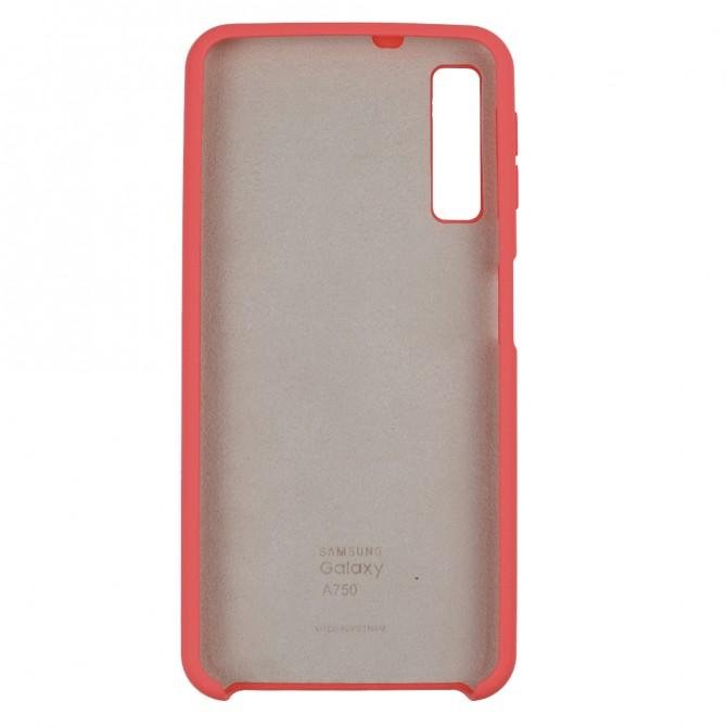 Чохол Soft Case для Samsung A750 Galaxy A7 2018 Яскраво Рожевий-2