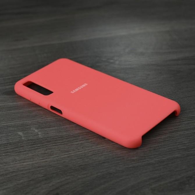 Чохол Soft Case для Samsung A750 Galaxy A7 2018 Яскраво Рожевий-3