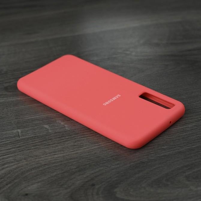 Чохол Soft Case для Samsung A750 Galaxy A7 2018 Яскраво Рожевий-4