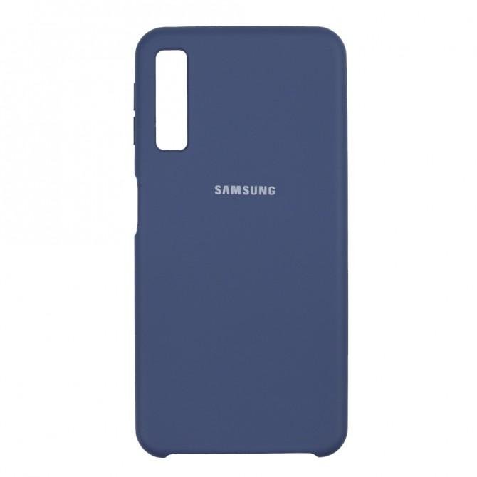 Чохол Soft Case для Samsung A750 Galaxy A7 2018 Синій-1