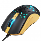 Мышь Hoco GM51 Sky Luminous gaming wired Black/Yellow