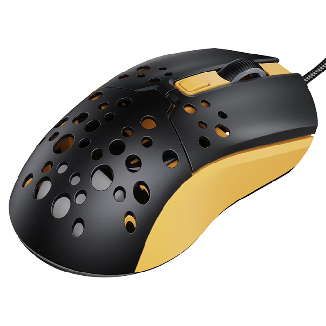 Мышь Hoco GM51 Sky Luminous gaming wired Black/Yellow-1