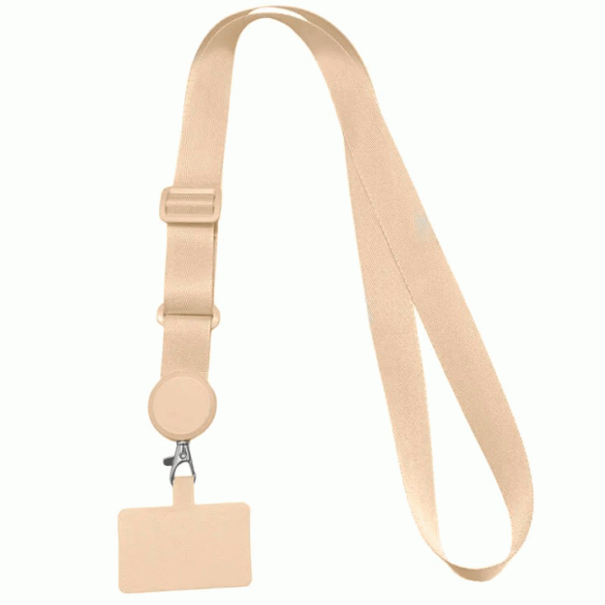 Шнурок для телефону (широкий) 150см (White)