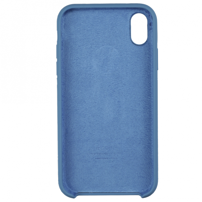 Чохол силіконовий для iPhone Xr Волошковий-2