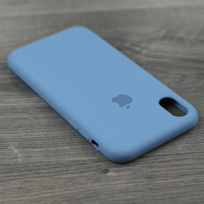 Чохол силіконовий для iPhone Xr Волошковий-4