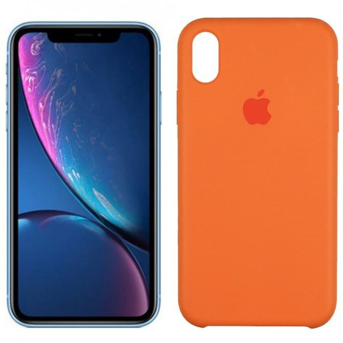 Чехол силиконовый для iPhone Xr Светло-персиковый