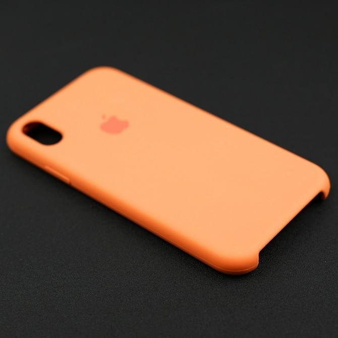 Чехол силиконовый для iPhone Xr Светло-персиковый-3