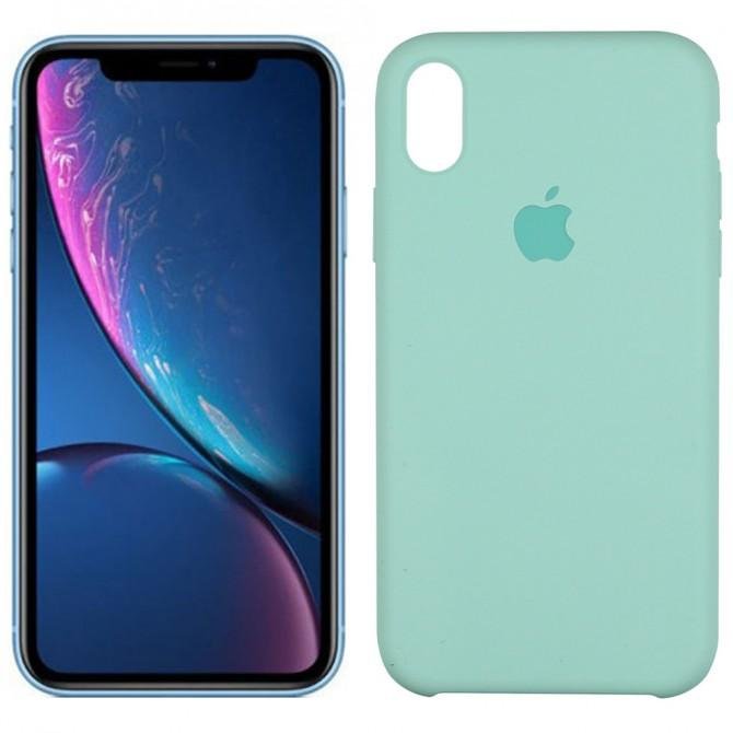Чехол силиконовый для iPhone Xr Светло Бирюзовый