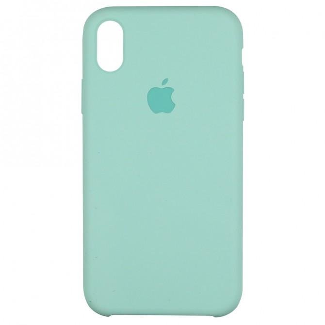 Чехол силиконовый для iPhone Xr Светло Бирюзовый-1
