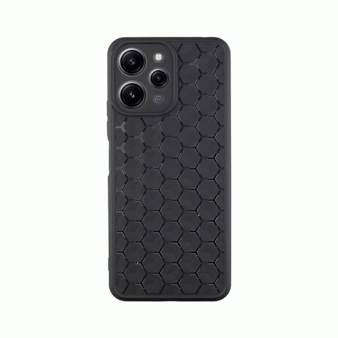 Чехол TPU Honeycomb для Xiaomi Redmi 12 Черный
