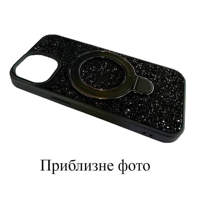 Чохол-накладка Diamond with stand back для iPhone 16 Black-3