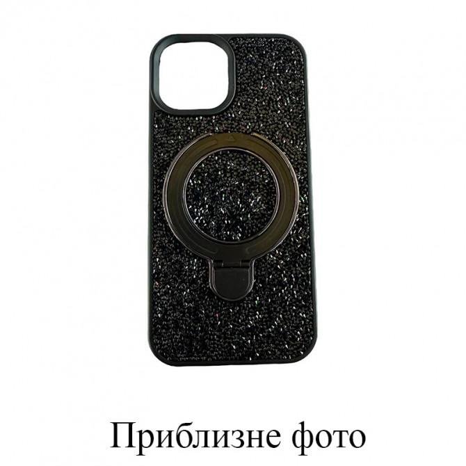 Чехол-накладка Diamond with stand back для iPhone 16 Plus Black