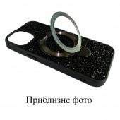 Чехол-накладка Diamond with stand back для iPhone 16 Plus Black