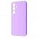 Силиконовый чехол Soft для Samsung Galaxy S25 FE Лавандовый FULL