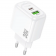 Мережевий зарядний пристрій 1USB + Type-C Hoco CS55A PD30W+QC3.0 White